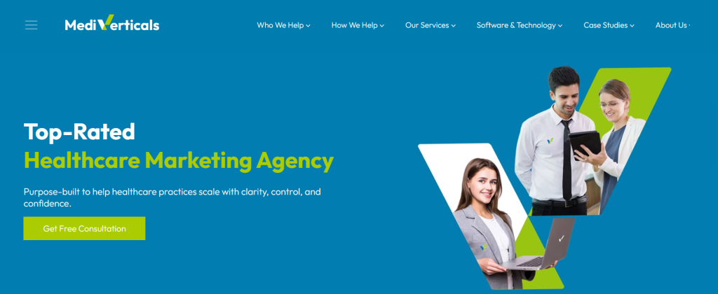 Mediverticals - homepage
